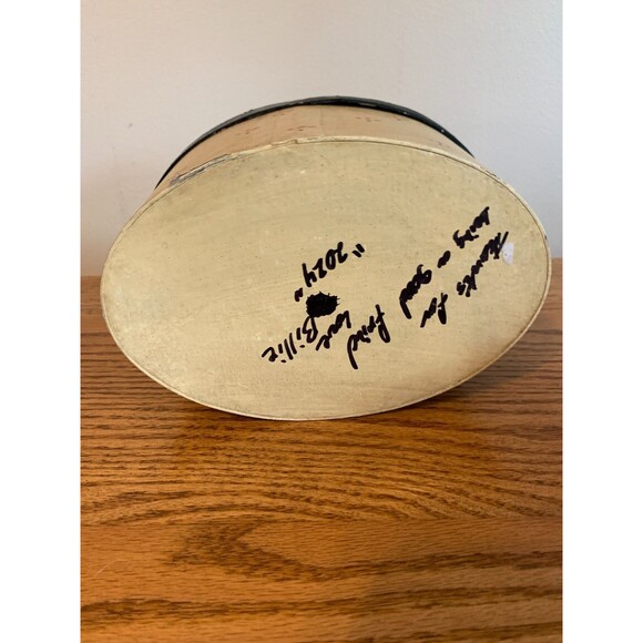 VTG 90s Primitive Snowman Couple Blown Glass Hand Painted Ornament w Box Xmas - Picture 7 of 16